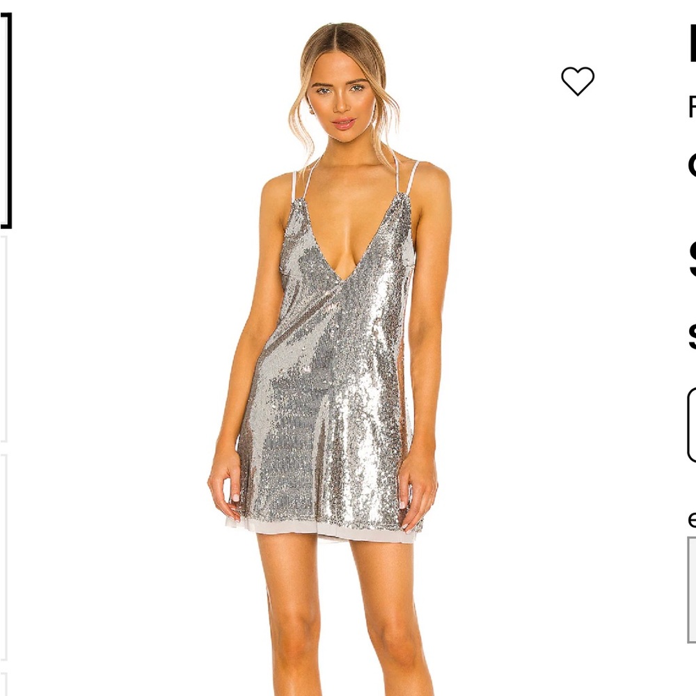 FREE PEOPLE Double Take Sequin Mini Dress